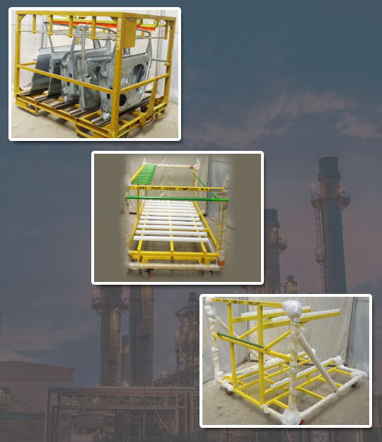 Industrial Fabrication, Material Handling Trolleys and Pallets